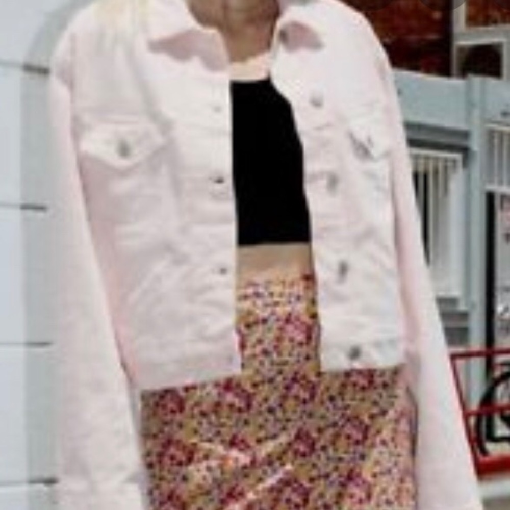 Light Pink Corduroy Brandy Melville Jacket